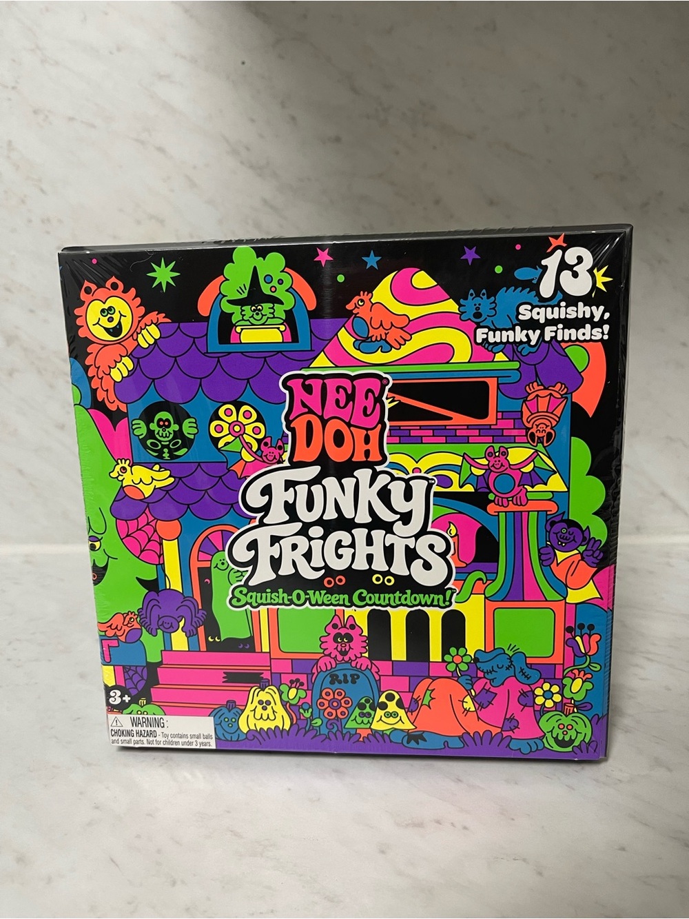NeeDoh Funky Frights Squish-O-Ween Countdown Halloween Advent Calendar 13 Pack